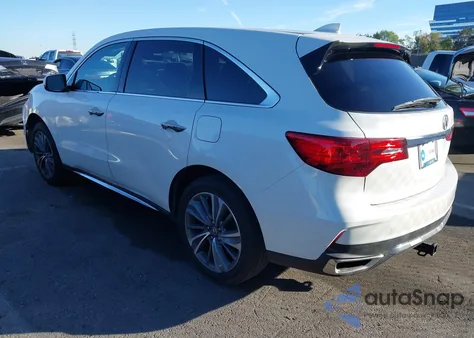 2018 Acura Mdx Technology Package Acurawatch Plus Pkg z USA, uszkodzony, nr VIN 5J8YD3H50JL004513